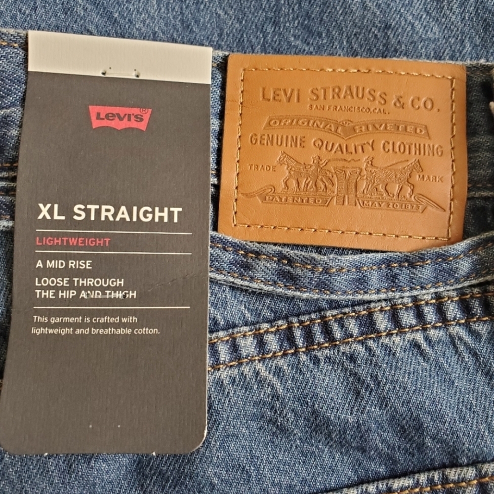 Levi's XL Straight Leg Jeans Size 24 - Picture 8 of 8